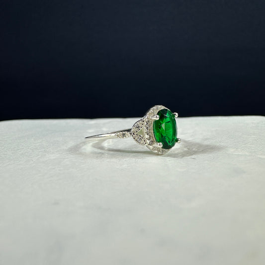 Anillo constelacion verde