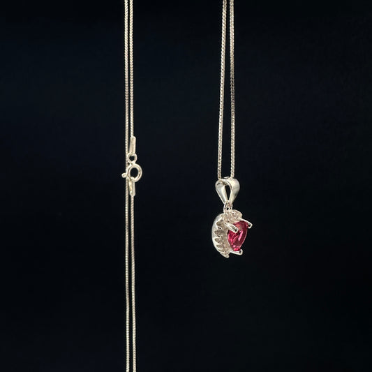 Conjunto corazon rosado