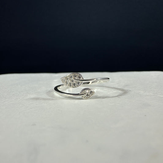 Anillo ajustable hojas