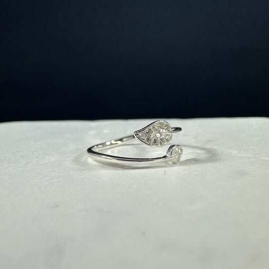 Anillo ajustable hojas