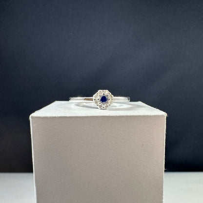 Anillo Roseta Azul