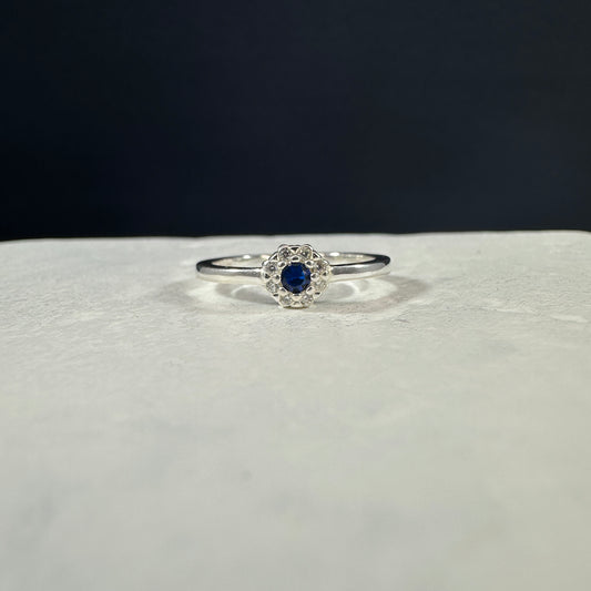 Anillo Roseta Azul