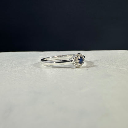 Anillo Roseta Azul