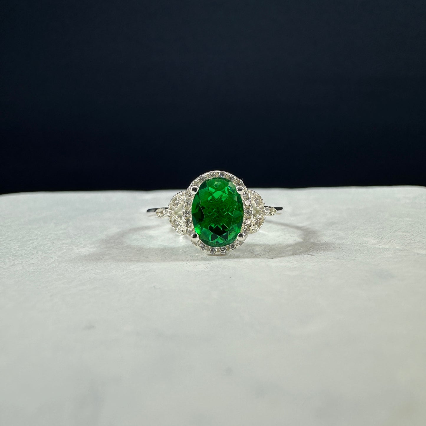 Anillo constelacion verde