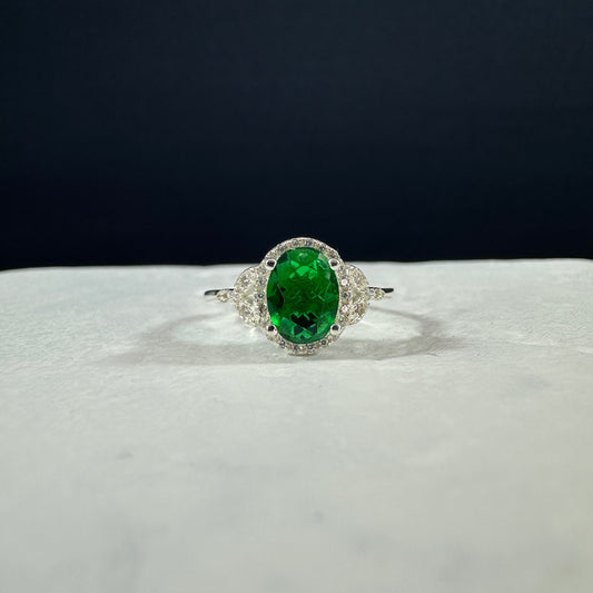Anillo constelacion verde