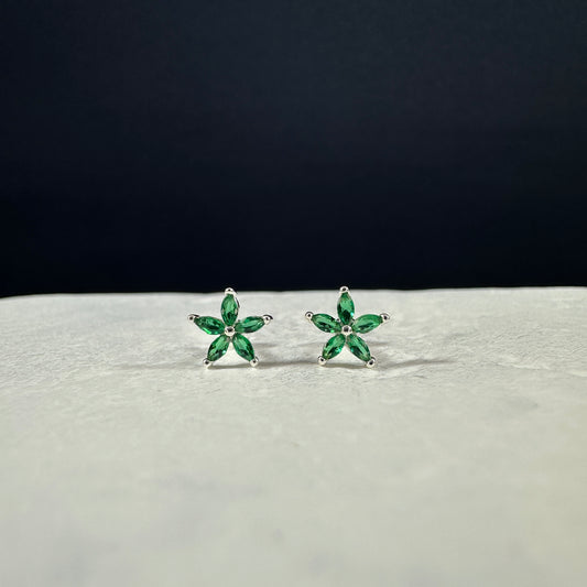 Topos flor verdes
