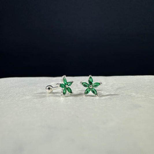 Topos flor verdes