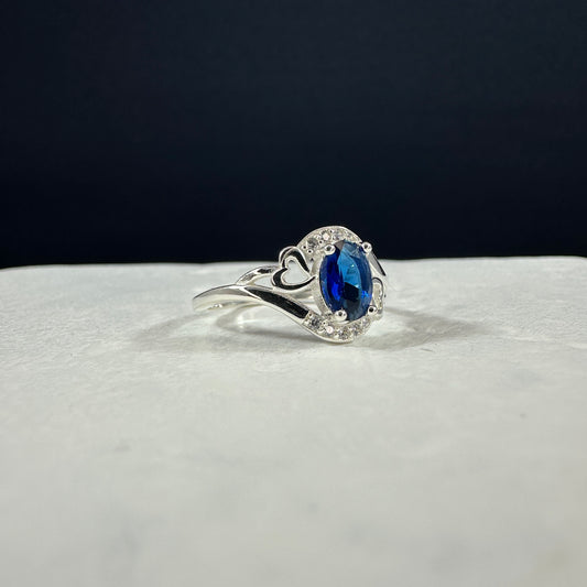 Anillo latido azul