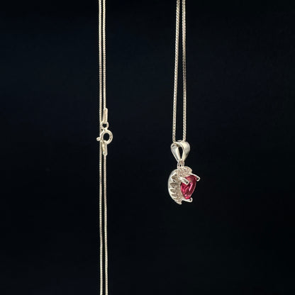 Conjunto corazon rosado