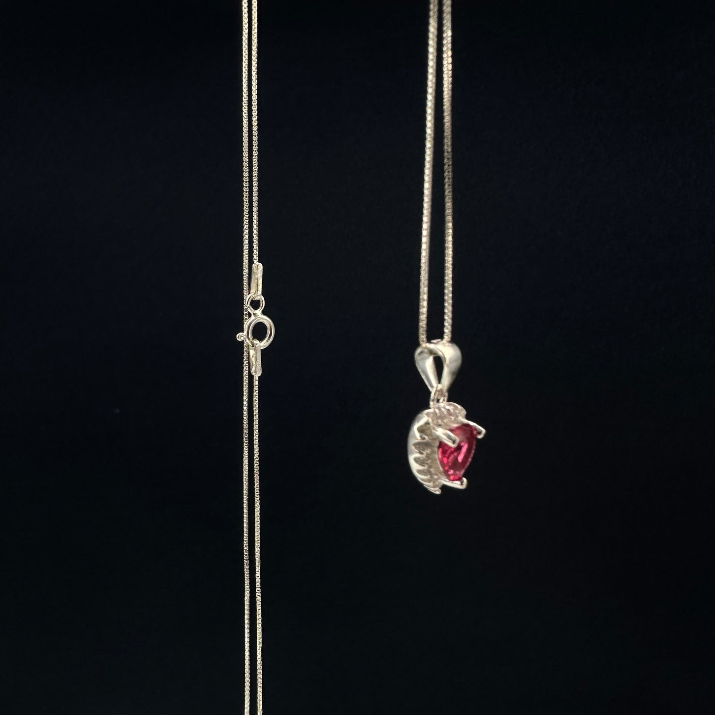 Conjunto corazon rosado