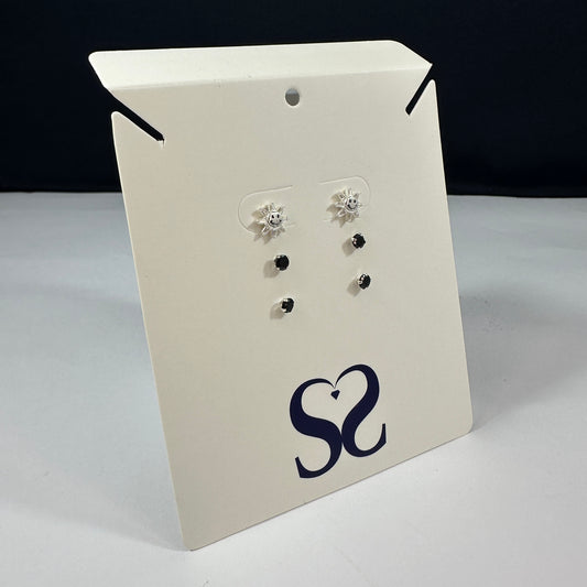 Aretes sol negro